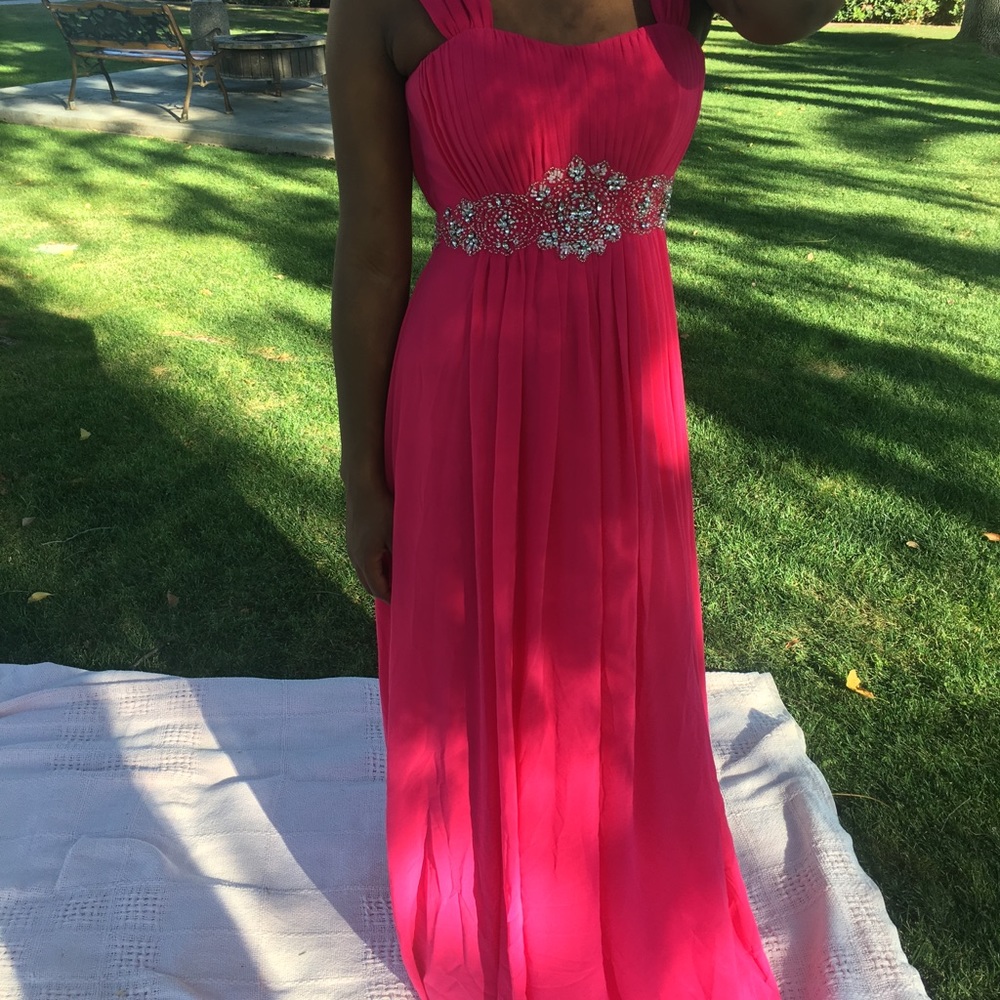 Hot Pink Prom Dress
